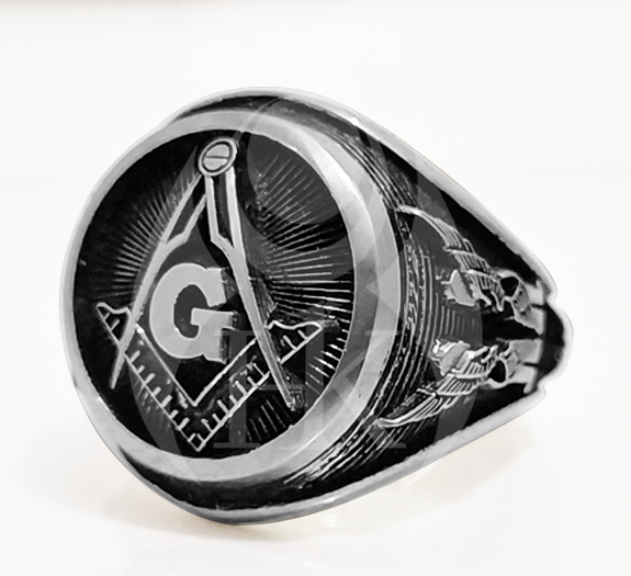 Round Masonic Ring